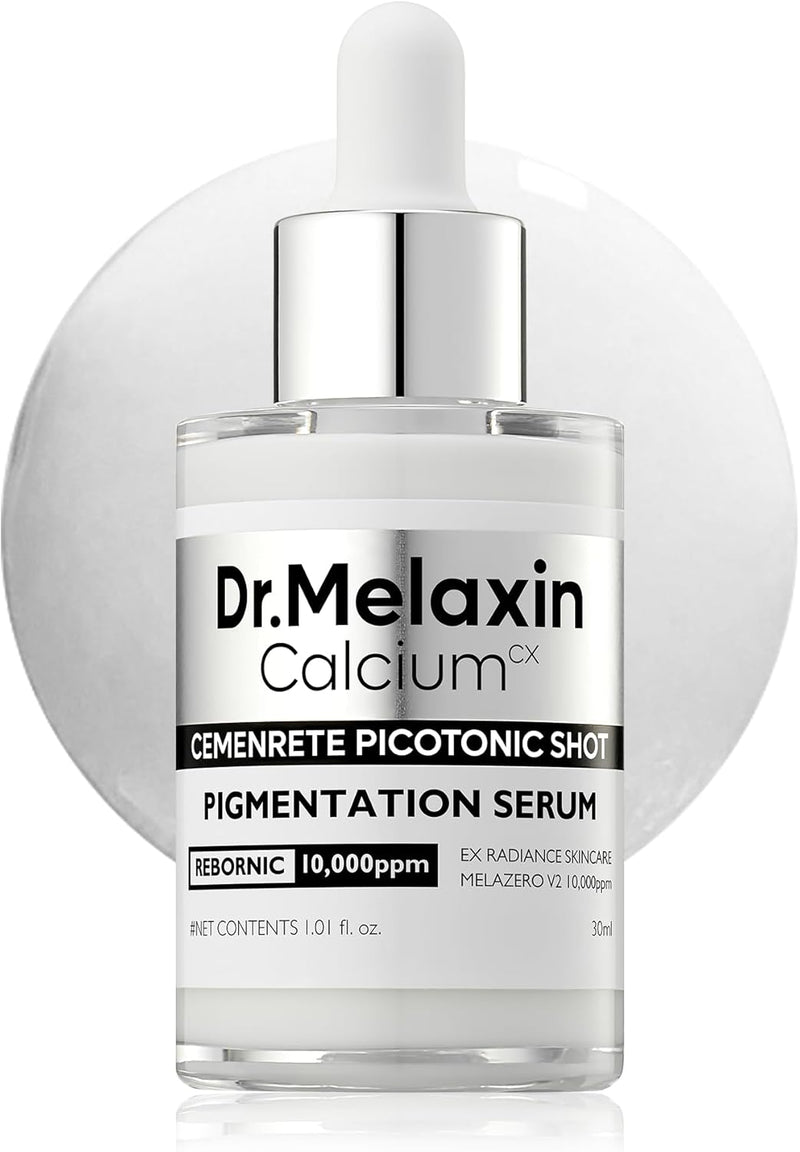 Cemenrete Picotonic Shot Calcium Ampoule for Even Skin Tone & Skin Clarity, 1.01 fl.oz.
