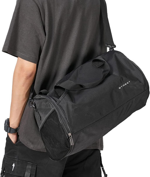 SYCNB Small Sports Gym Bag Workout Lightweight Duffel Bags for Men and Women Black X-Small, Black, Small, Sport Gym Bag - Large Black without Wet Pocket