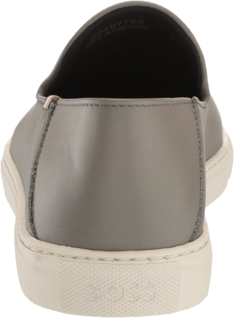 Rey Leather Slip on Sneaker mens Sneaker - Asphalt Grey