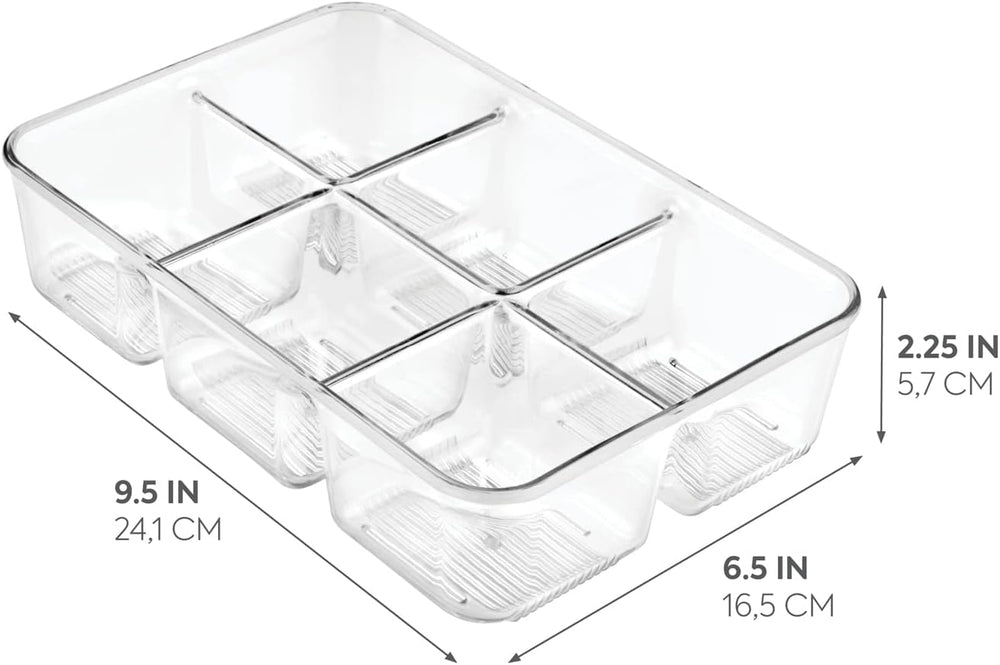 InterDesign Kitchen Storage and Organizers, Plastic, Clear