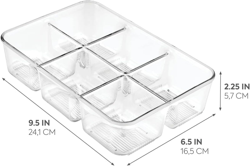 InterDesign Kitchen Storage and Organizers, Plastic, Clear - Clear XL