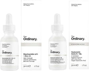 Hyaluronic Acid with 2% + B5 (30ml) and The Ordinary Niacinamide 10% + Zinc 1% (30ml) Bundle Face Care Set