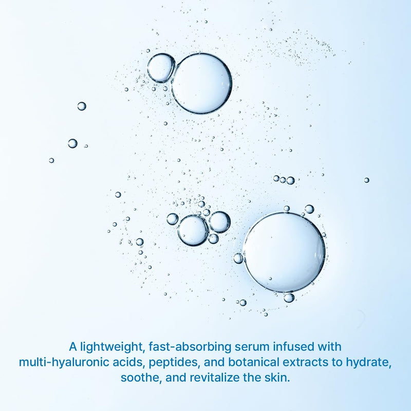 Deep Hydration Serum - Cica PDRN + Hyaluronic Acid + Ceramide, Panthenol, Smooths fine line for plump glass skin, Korean Skincare 30ml 1.01 fl.oz