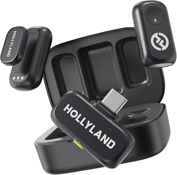 Hollyland Lark A1 Duo Wireless Lapel Microphone, Usb-c
