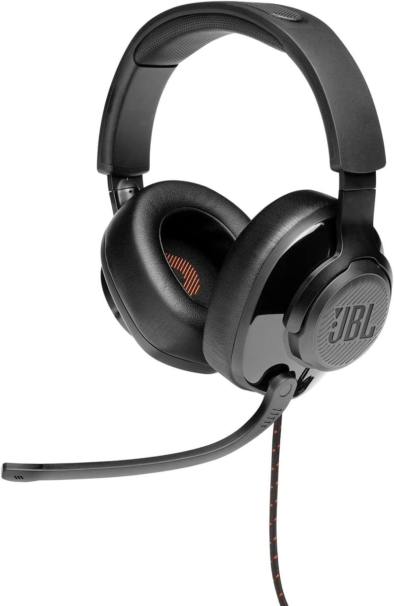 Jbl Quantum 350 Wireless Pc Gaming Headset With Detachable Boom Mic, Lossless 2.4Ghz Wireless, Cinematic Quantumsound Signature, 22H Battery, Memory Foam Comfort, Pc + Consoles Compatible - Black - Quantum 300