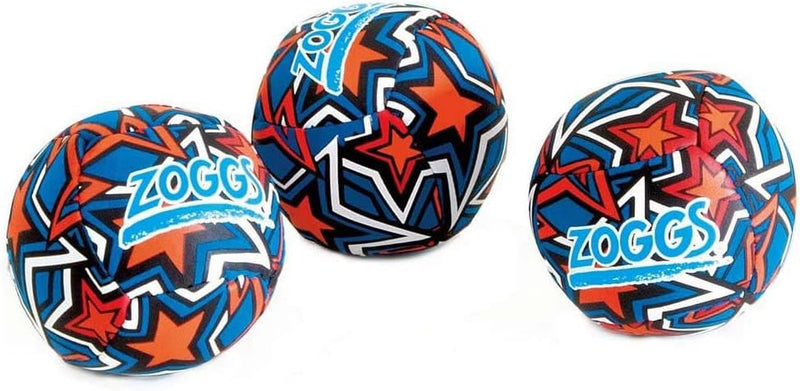 Zoggs Unisex Baby (Set of 2) Kids Water Friendly Neoprene Covered Splash Balls, Orange/Blue, Set 2 UK