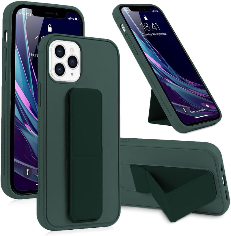 AWH Case for iPhone 14 Plus, Back Stand Case with Magnet Holder Hand Grip Magnetic Car Mount Anti Scratch Shockproof Cover Case for iPhone 14 Plus (iPhone 14 Plus, Light Blue) - iPhone 14 Pro Max Green