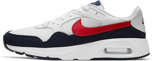 Nike Air Max Mns mens LACED SHOES - White University Red Obsidian