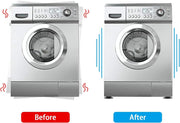 The Lord of the Tools 4PCS Washing Machine Foot Pads Anti Vibration Rubber Feet Anti-Slip Anti Shock Mat Universal for Washer Dryers Noise Dampening Black