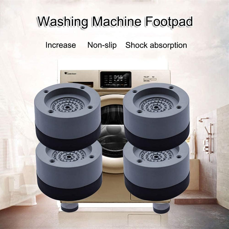 ZJCQAAnti Vibration Pads for Washer Machine, Washer and Dryer Combo for Reducing Noise and Vibrasion Associated with Operation of Washer and Dryer Set, 4 Pcs/set AntiZJCQAvibration Pads