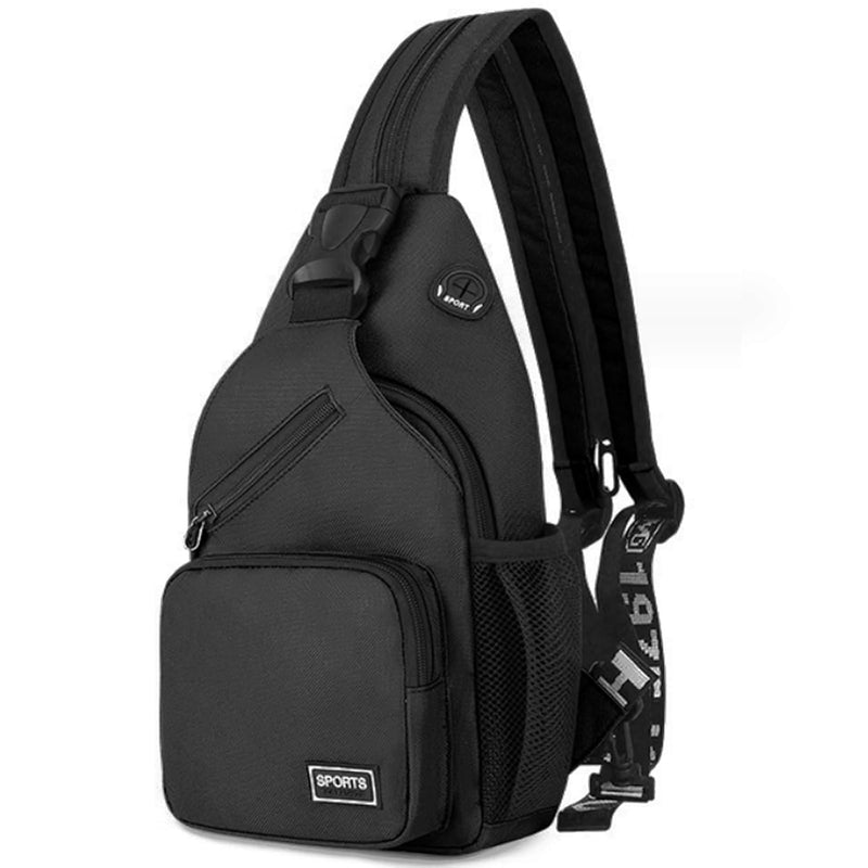 Sagreeny Sling Bag for Women and Men, Sling Backpack Crossbody Bag Versatile Travel Hiking and Working Small Backpack Hiking Daypacks Water-resistant, Travel Shoulder Bag Chest Bag for College, Black