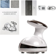 4-in-1 Multifunctional Cavitation Machine, Ultrasonic RF & LED Warm Vibration Fat Cellulite Remover for Skin Care, Home Use Portable Skin Tightening & Relaxation Massager Tool for Waist Thigh Arm Leg