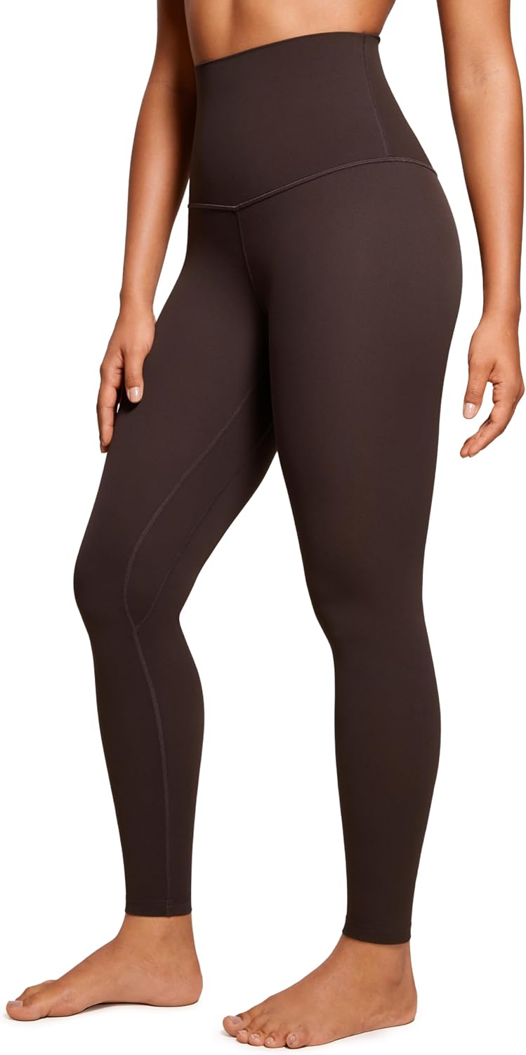 Women's Butter Luxe Leggings 25 Inches - High Waisted Buttery Soft Comfort Lounge Leggings