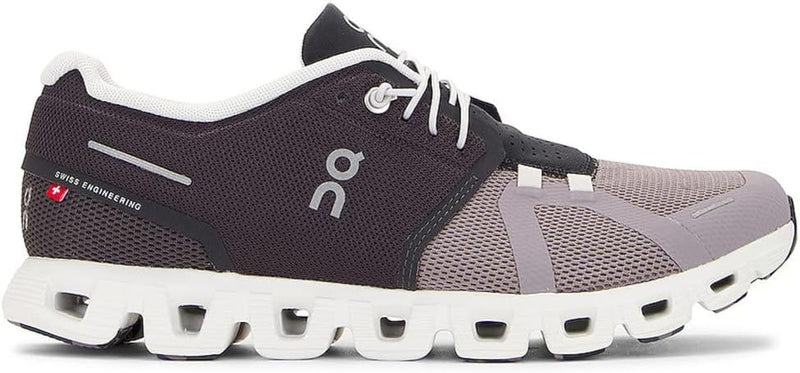 ON Men's Cloud 5 Sneakers, Black/White, 12