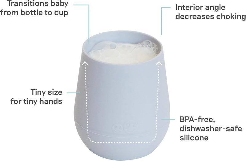 EZPZ Mini Cup, Grey (Pewter), 12+ Months