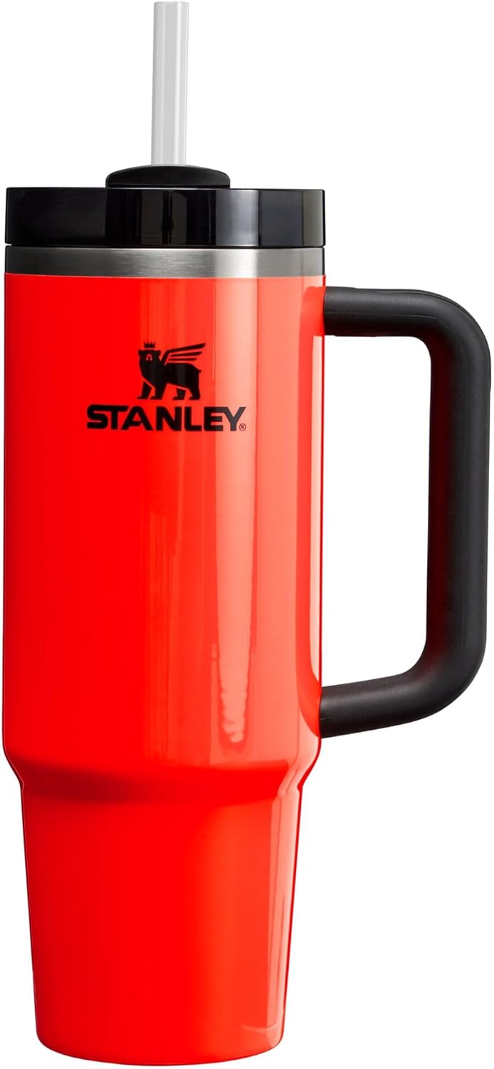 Stanley Quencher H2.0 Tumbler with Handle & Straw 40 oz | Twist On 3-Way Lid | Cupholder Compatible for Travel | Insulated Stainless Steel Cup | BPA-Free | Seafoam