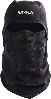 Cold Weather Balaclava Ski Mask, Water Resistant and Windproof Fleece Thermal Face Mask, Hunting Cycling Motorcycle Neck Warmer Hood Winter Gear for Men Women, Black - Water Resistant, One size