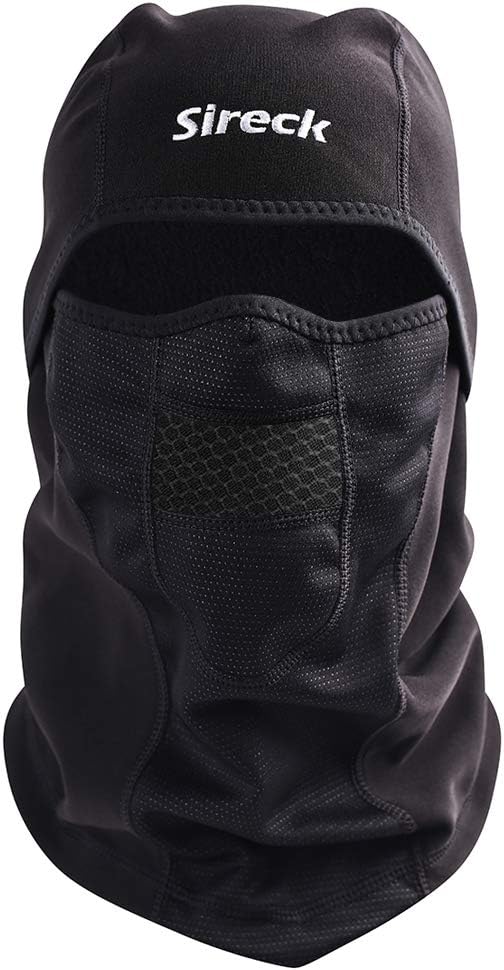 Cold Weather Balaclava Ski Mask, Water Resistant and Windproof Fleece Thermal Face Mask, Hunting Cycling Motorcycle Neck Warmer Hood Winter Gear for Men Women, Black - Water Resistant, One size