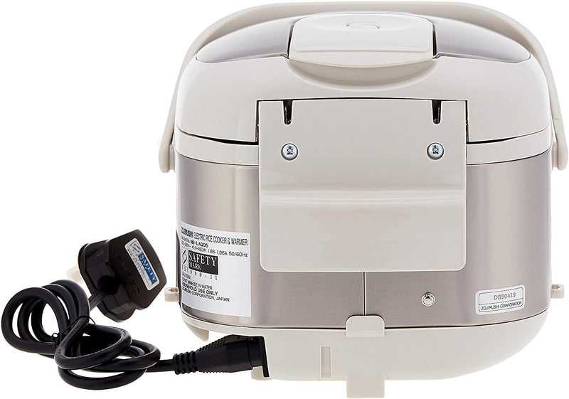 Zojirushi MICOM-Electronic Rice cooker/warmer 0.5 Ltr Stainless, NS-LAQ05