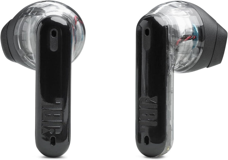 JBL Tune Flex True Wireless Noise Cancelling Earbuds, Pure Bass, ANC + Smart Ambient, 4 Microphones, 32H of Battery, Water Resistant & Sweatproof, Comfortable Fit - Blue, JBLTFLEXBLU