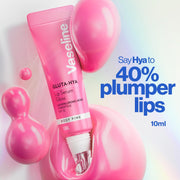 Gluta-Hya Serum Gloss Tinted Lip Care Rosy Pink Hyaluronic Acid & Glutathione for Plump Dewy Lips Instant Moisturisation, SPF 15, Non-Sticky 10 ml