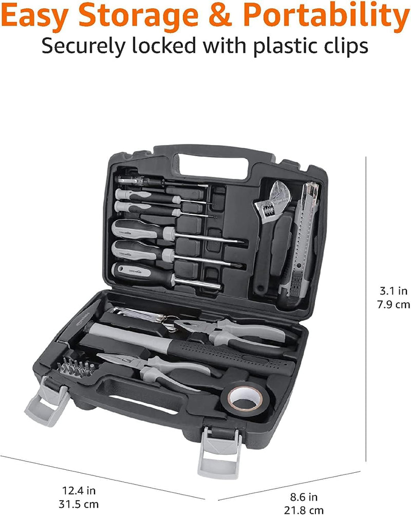 Amazonbasics 32 Piece Household Tool Set