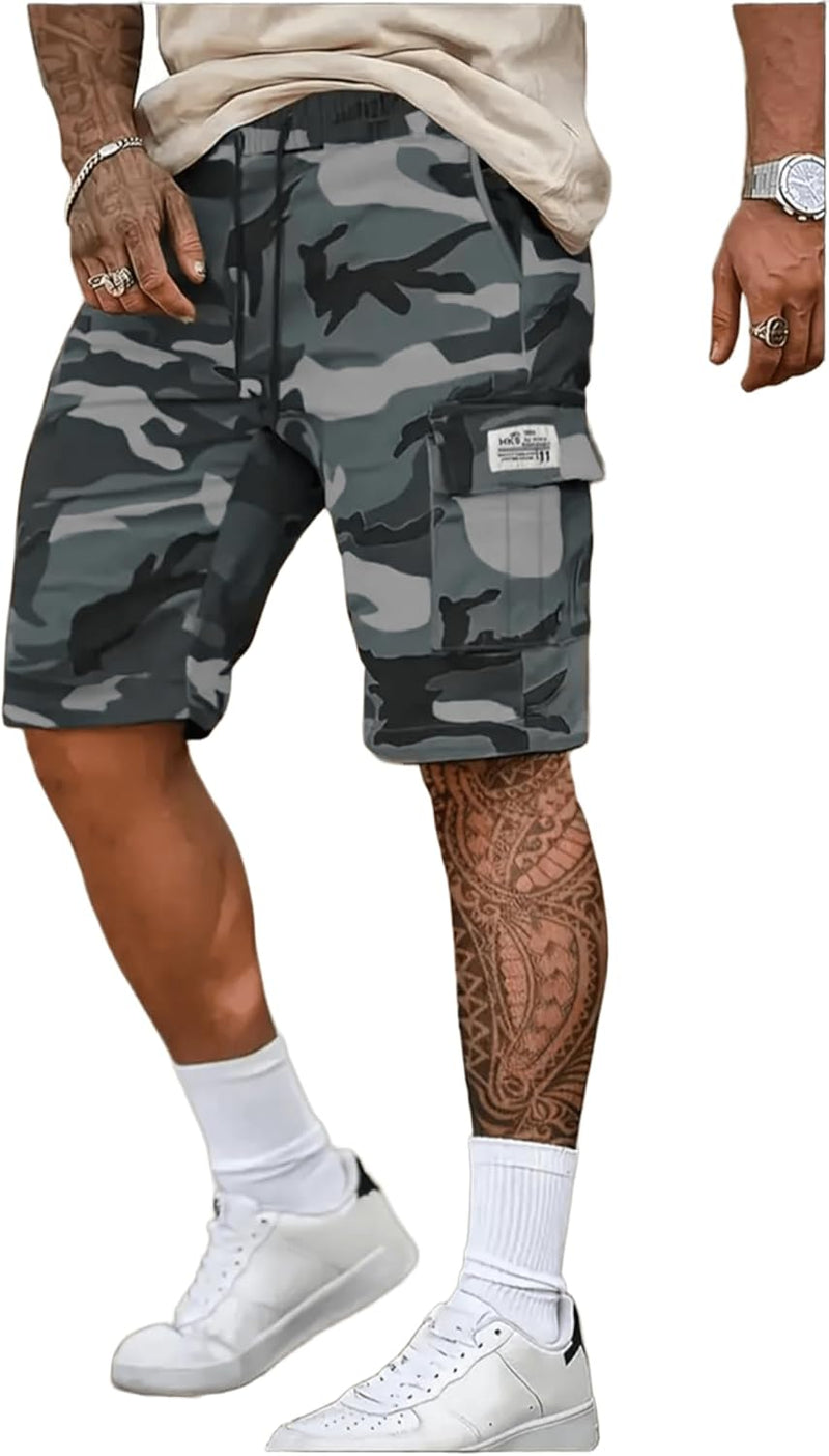 Casual Cotton Shorts for Men Men Shorts - Grey