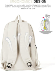 VECAVE Lightweight Casual Laptop Backpack Purse for Women,Travel Backpack with laptop compartment