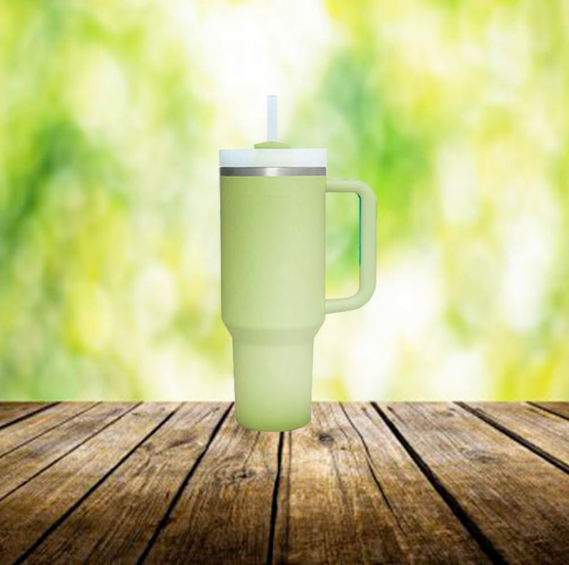 Quencher H2.0 Flowstate Tumbler Stainless Steel Vacuum Insulated Tumbler With Lid and Straw - For Water, Iced Tea, Coffee And More (BubbleGum)