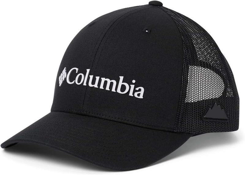 Unisex Columbia Mesh Snap Back Hat Caps - Black