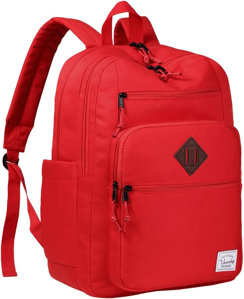 VASCHY School Backpack for Women, Unisex Large Bookbag Schoolbag Casual Daypack for High School/College/Teens/Travel/Work