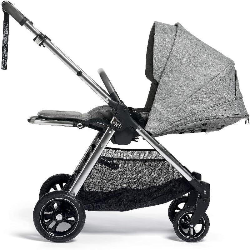 Mamas & Papas Flip XT3 Pushchair, Buggy, Pram, One handed Fold, Large Hood, 11.3 kg - Skyline Grey