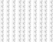 SKY-TOUCH 20pcs Adhesive Hooks Heavy Duty Wall Hooks 8Kg Max, Self Adhesive Hook For Home Kitchen and Bathroom - 100 pcs