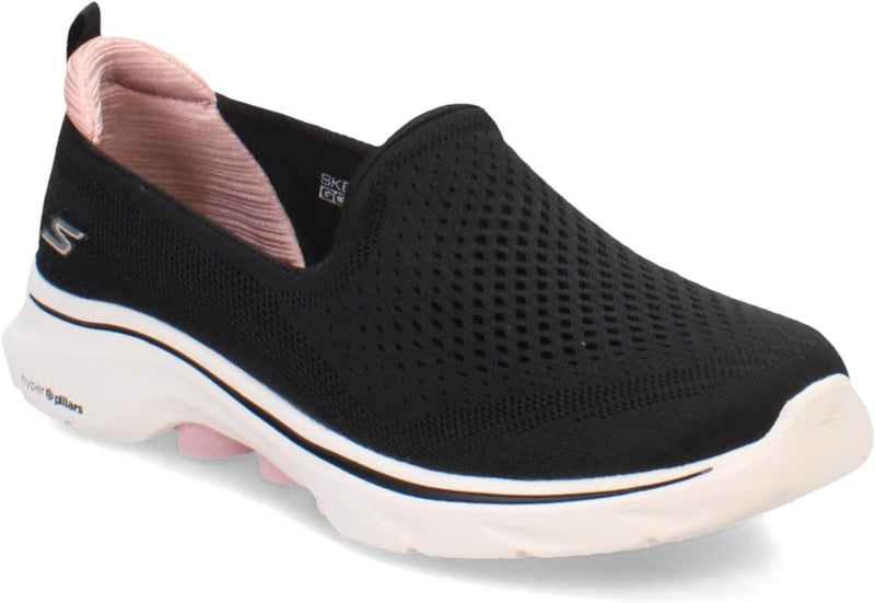 Go Walk 7 Vina womens Sneaker - Black/Pink