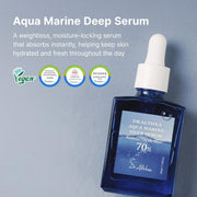 Aqua Marine Deep Serum Instant Hydration & Soothing Facial Serum for All Skin Types Korean Vegan Skincare