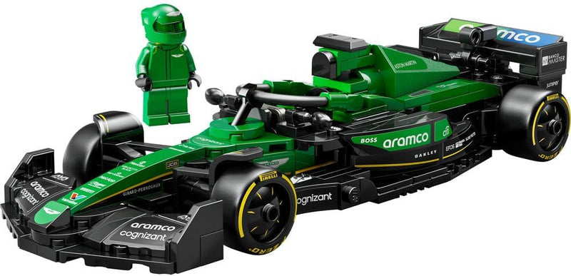 Speed Champions Aston Martin Aramco F1 AMR24 Race Car Toy with a Collectible Formula 1 Driver Minifigure - Model Kits for 10+ Year Old Boys & Girls or Adult Motorsport Fans 77245