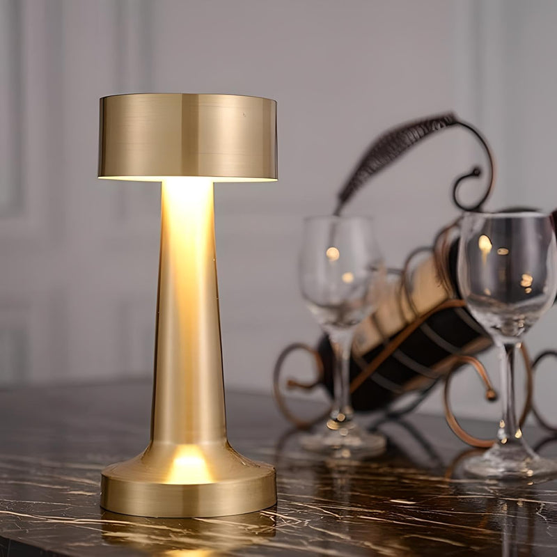 Modern Cordless Table Lamp Stylish LED Lighting with Rechargeable Battery, Touch Control, and Adjustable Brightness for Home, Office, and Outdoor Use