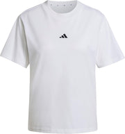 womens Essentials Small Logo Cotton T-Shirt T-Shirt - White