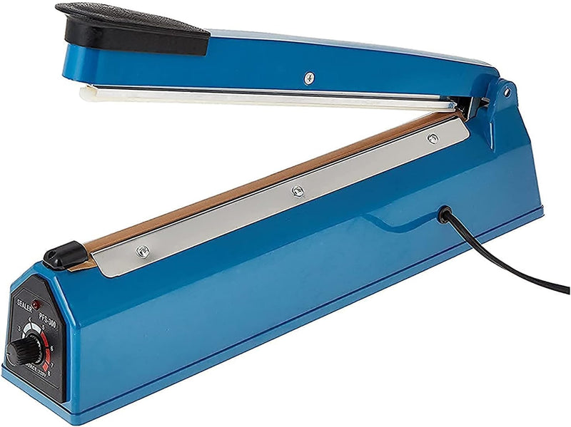 Showay Electric Manual Hand Impulse Heat Sealer Sealing Packaging Machine For Plastic Packet Pouch Bag Polybag Packing Kitchen Seal Package Poly (12"/30cm)