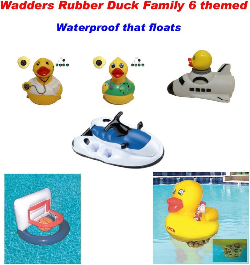 waddlers Rubber Duck Space Venture Shuttle, Brand Toy Bathtub Rubber Ducks That Floats Upright, Birthday Baby Shower, All Depts.space Venture Future Dreaming Favor Gift