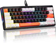 GAMEON DOMINION GO21KM-W RGB Wired Keyboard & Mouse Combo Full-Size English/Arabic Layout, Multi-Zone Rainbow Backlighting, Ergonomic Design, USB Wired Connectivity - Black MAGPRO | 65% | 68-Key | Magnetic Keyboard | RGB | Pink Switch | Wrist Rest