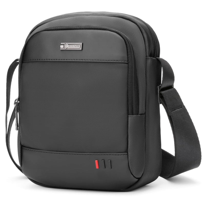 Arctic Hunter Sling Bag for Men Small Side Bag Stylish Crossbody Bag for 8-inch iPad Premium Mobile Bag 1680D Polyester Water-Resistant Shoulder Bag for Office Business Casual