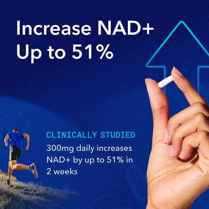 TRU NIAGEN - Patented Nicotinamide Riboside NAD+ Supplement. NR Supports Cellular Energy Metabolism & Repair, Vitality, Healthy Aging of Heart, Brain & Muscle - 30 Servings / 30 Capsules - Pack of 1