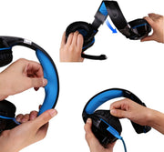 Cosmic Byte KOTION G2000 Gaming Headphone Headset Stereo Bass Over-ear Headband Mic PC Blue