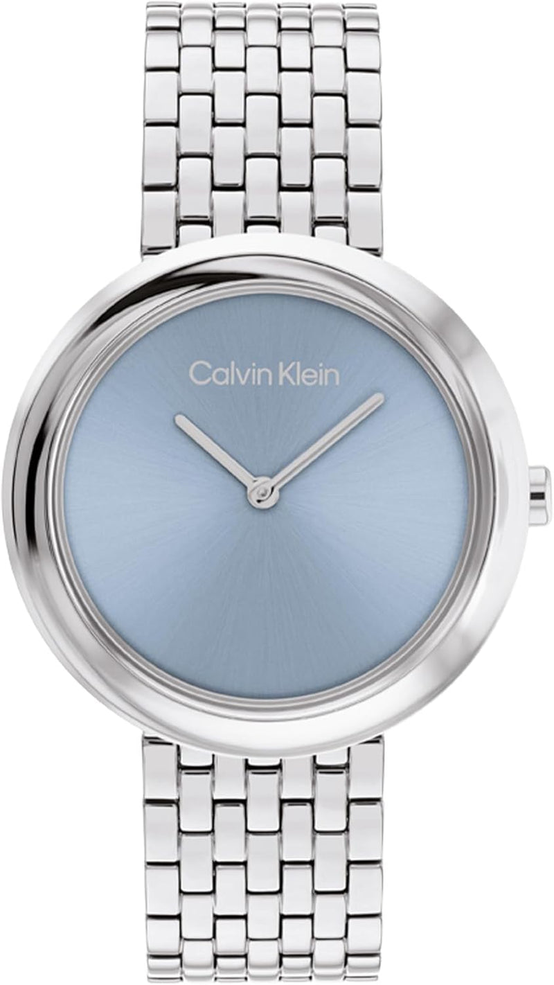 TWISTED BEZEL Women Watch, Analog - LIGHT BLUE / SILVER
