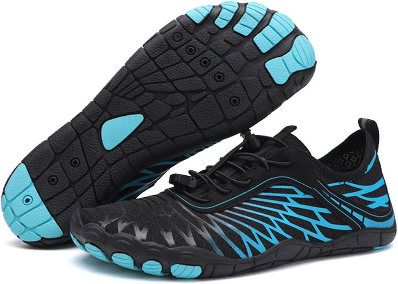HommyFine Men Women Water Shoes Quick Dry Aqua Sports Water Shoes Ultralight Anti Slip Sole Water Shoes for Swimming Diving Snorkeling and Hiking Big Size Shoes Hard Sole
