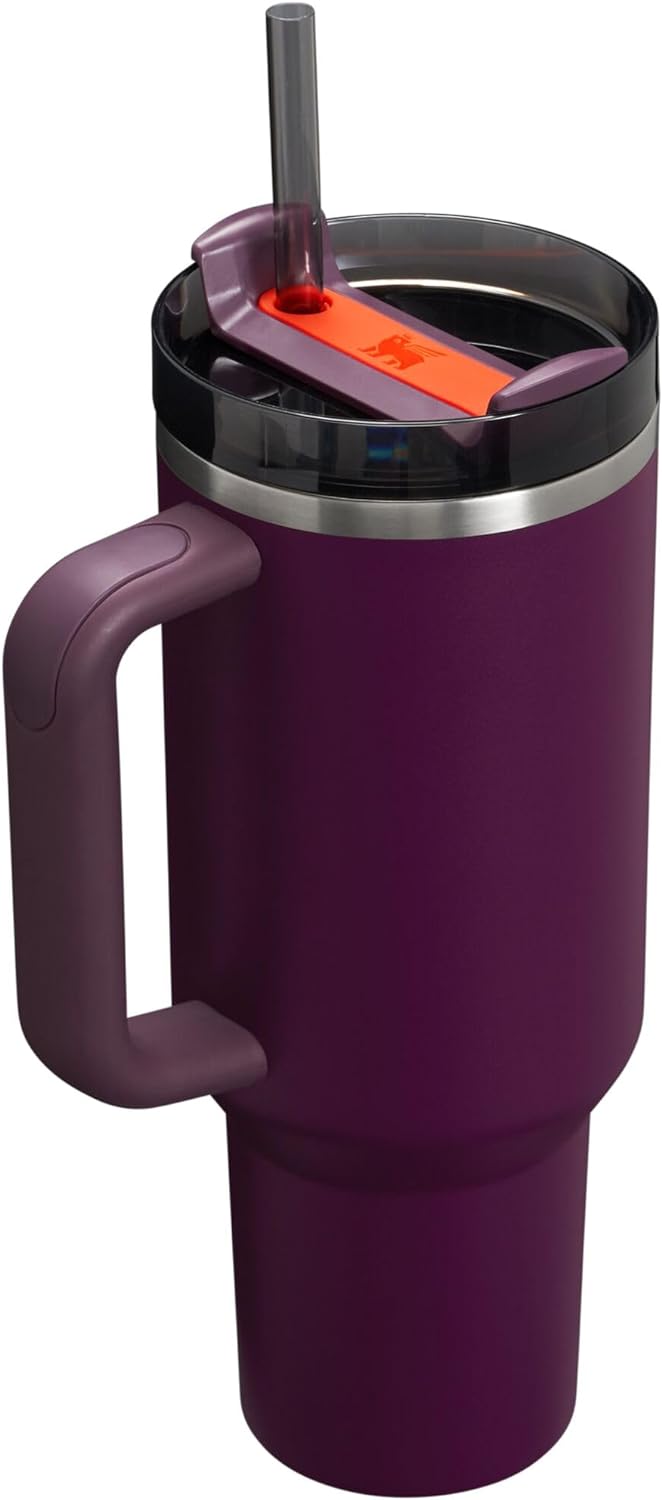Stanley Quencher H2.0 Tumbler with Handle & Straw 40 oz | Twist On 3-Way Lid | Cupholder Compatible for Travel | Insulated Stainless Steel Cup | BPA-Free | Seafoam