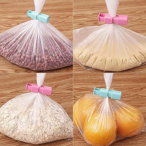 4 x Bag Sealing Clips Bag Clips Food Storage Clips Air Tight Seal Grip Food Sealing Bag Clips Kitchen Home Office Usage for Coffee Opened Fresh Food Bags and Snack Bags