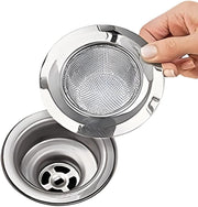 Hasanat Essentials Wash Basin Sink Strainer Stainless Steel Bathroom & Kitchen Drain Cover Net
