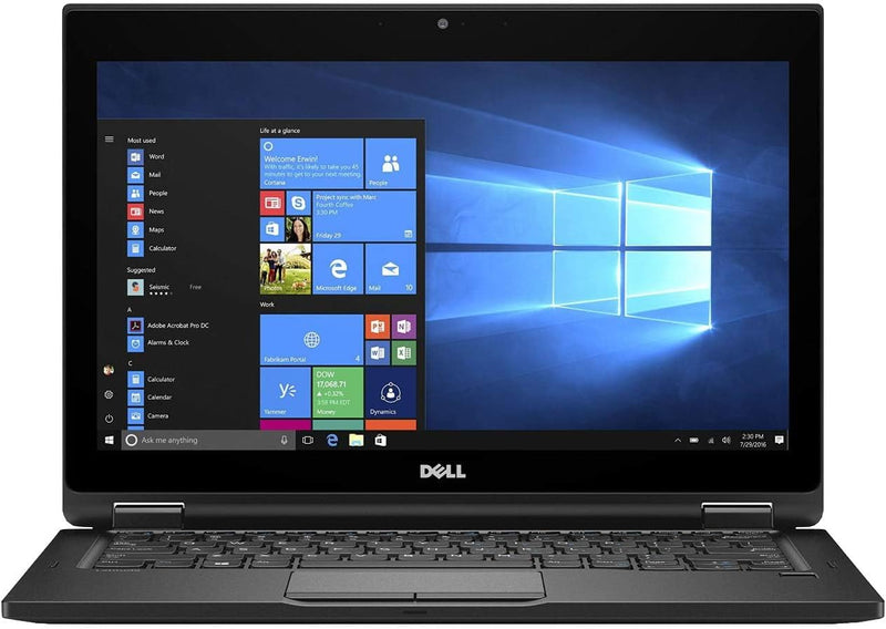 Dell Latitude 7389 (2 in 1) 360° Touchscreen Intel Core i7-7th Gen. CPU, 16GB DDR4, 512 GB SSD Hard 13.5" FHD Screen Win 10 Pro (Renewed) with 15 Days of IT-Sizer Golden Warranty